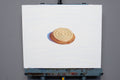 Original art for sale at UGallery.com | Frosted Snickerdoodle Cookie by McGarren Flack | $700 | oil painting | 16' h x 20' w | thumbnail 3