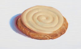 Original art for sale at UGallery.com | Frosted Snickerdoodle Cookie by McGarren Flack | $700 | oil painting | 16' h x 20' w | thumbnail 4