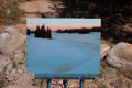 Original art for sale at UGallery.com | Snow Cedar Mountain Range by McGarren Flack | $1,900 | oil painting | 18' h x 24' w | thumbnail 3