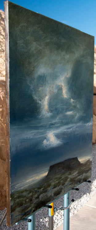 Original art for sale at UGallery.com | Volcano by McGarren Flack | $1,675 | oil painting | 30' h x 24' w | photo 2