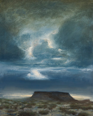 Original art for sale at UGallery.com | Volcano by McGarren Flack | $1,675 | oil painting | 30' h x 24' w | photo 1
