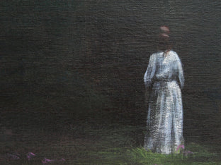 Woman in the Night Garden by Drew McSherry |   Closeup View of Artwork 