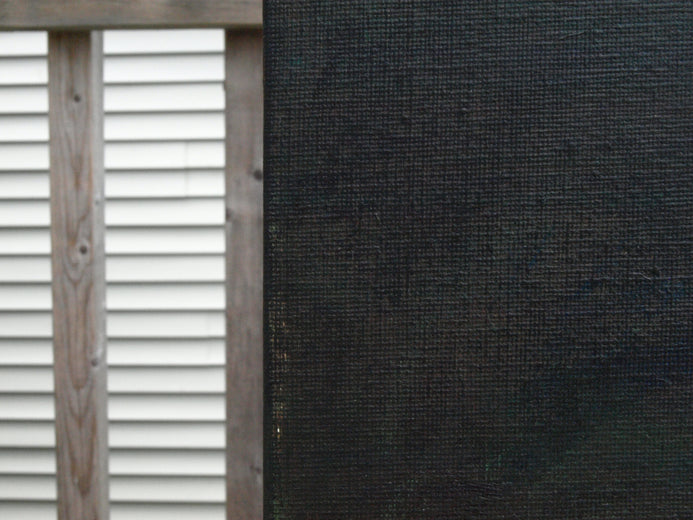 Woman in the Night Garden by Drew McSherry |  Side View of Artwork 