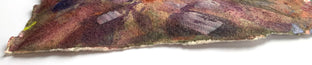 Meadowlark & Purples by Melissa Gannon |  Side View of Artwork 