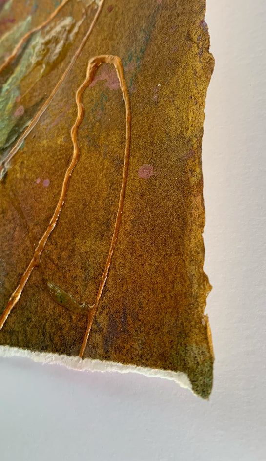 Jumble in the Woods by Melissa Gannon |  Side View of Artwork 