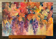 Original art for sale at UGallery.com | Magic & Grapes by Melissa Gannon | $600 | mixed media artwork | 15.25' h x 22.5' w | thumbnail 3