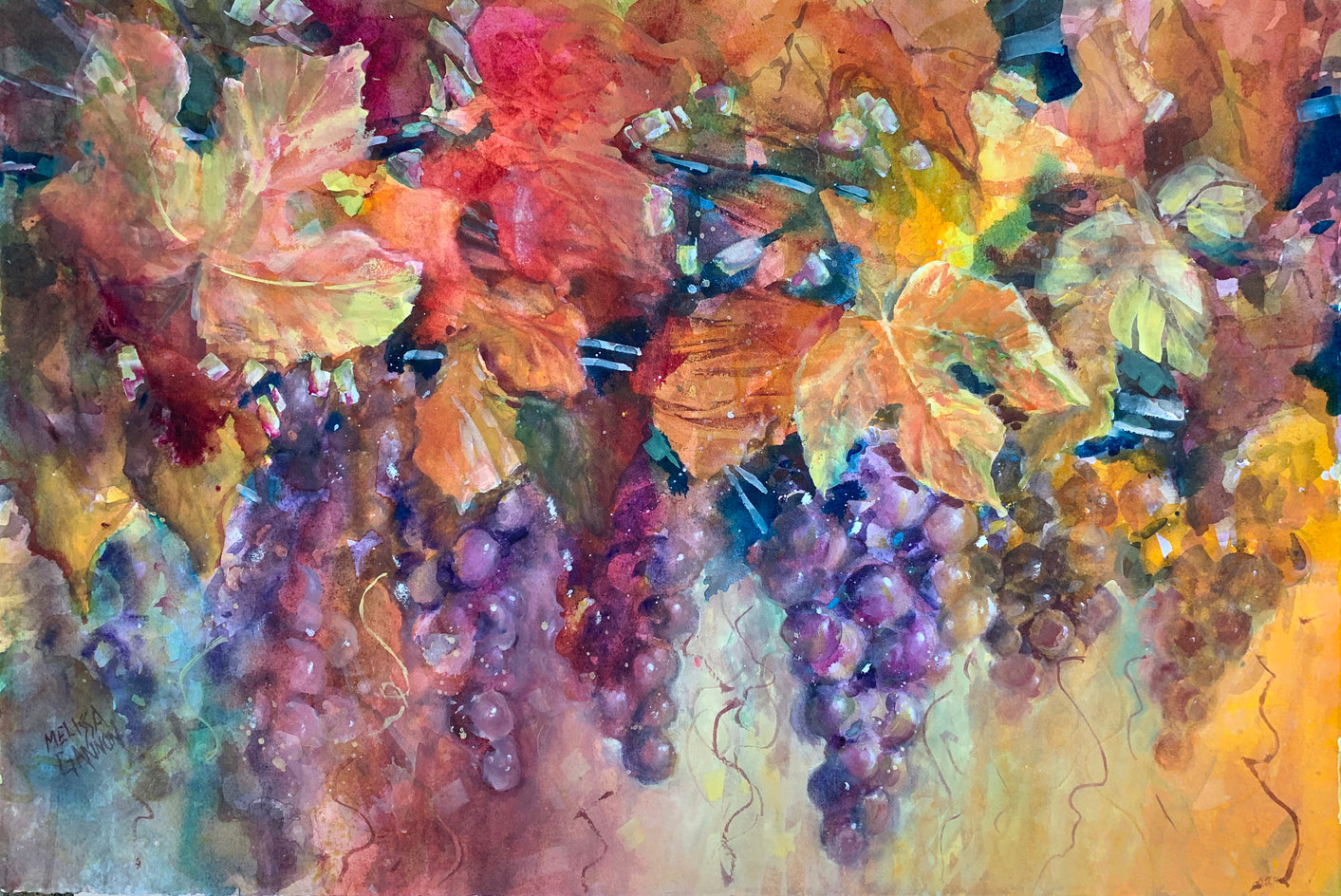 Magic & Grapes by Melissa Gannon |  Artwork Main Image 