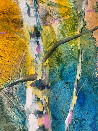 Mysteries and Dreams by Melissa Gannon |   Closeup View of Artwork 