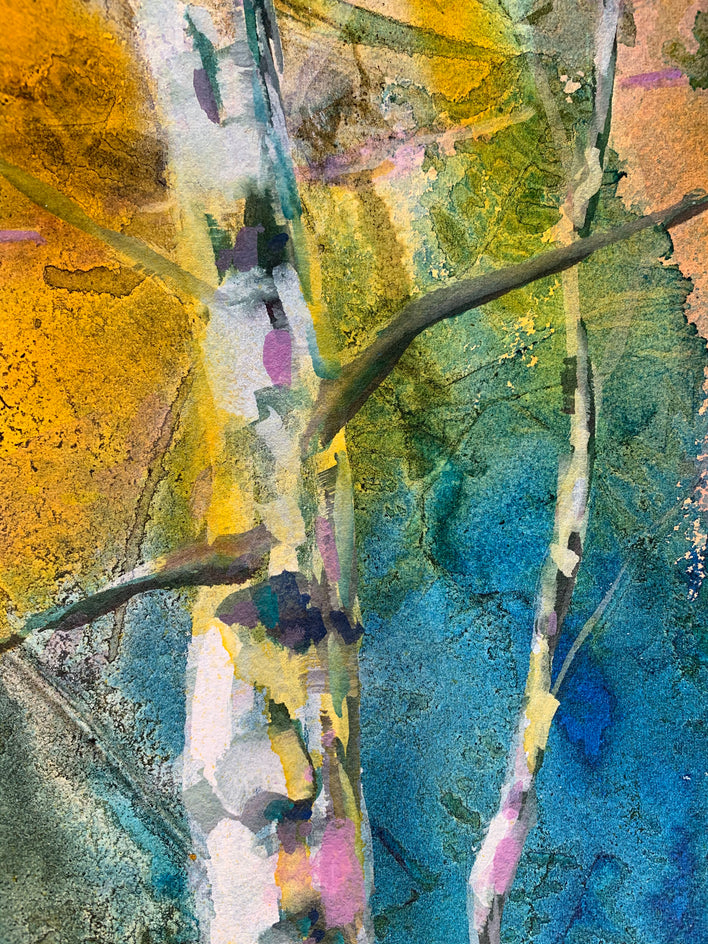 Mysteries and Dreams by Melissa Gannon |  Closeup View of Artwork 