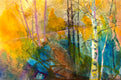 Original art for sale at UGallery.com | Mysteries and Dreams by Melissa Gannon | $600 | mixed media artwork | 15' h x 22' w | thumbnail 1