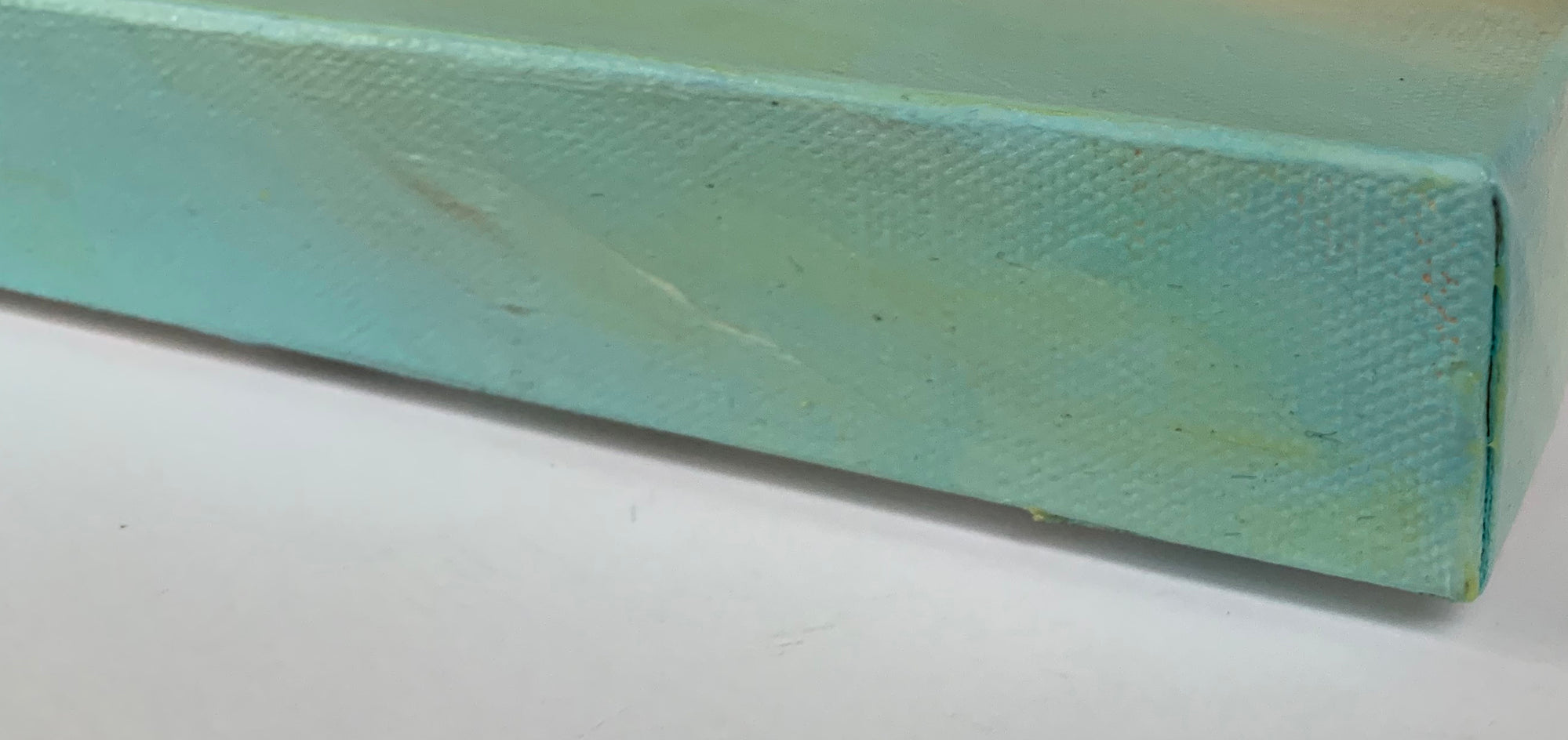 Road through Time by Melissa Gannon |  Side View of Artwork 