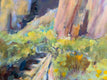Original art for sale at UGallery.com | Road through Time by Melissa Gannon | $1,300 | mixed media artwork | 24' h x 36' w | thumbnail 4