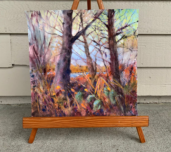Spinning a Spell of Fall Becoming Winter by Melissa Gannon |  Context View of Artwork 