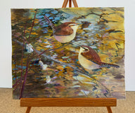 Original art for sale at UGallery.com | Thoughts of Spring by Melissa Gannon | $725 | mixed media artwork | 16' h x 20' w | thumbnail 3