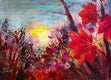 Original art for sale at UGallery.com | Singing Colors by Melissa Gannon | $325 | oil painting | 12' h x 16' w | thumbnail 1