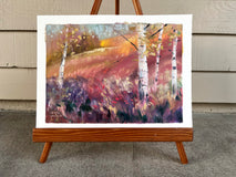 Original art for sale at UGallery.com | Spirit & Magic of Fall by Melissa Gannon | $325 | oil painting | 12' h x 16' w | thumbnail 3