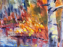Original art for sale at UGallery.com | Woodland Secrets by Melissa Gannon | $325 | oil painting | 12' h x 16' w | thumbnail 4