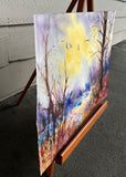 Original art for sale at UGallery.com | A Moment to Ponder by Melissa Gannon | $500 | watercolor painting | 15' h x 22.5' w | thumbnail 2