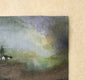 Original art for sale at UGallery.com | 3 Cottages by Mena Malgavkar | $525 | mixed media artwork | 11.5' h x 12' w | thumbnail 2