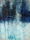 Original art for sale at UGallery.com | Indigo Forest by Mena Malgavkar | $725 | acrylic painting | 33' h x 26' w | thumbnail 1