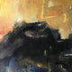 Original art for sale at UGallery.com | Sunrise on Black Mountain by Mena Malgavkar | $800 | mixed media artwork | 25' h x 20' w | thumbnail 4