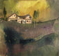 Original art for sale at UGallery.com | Uncle's House by Mena Malgavkar | $525 | mixed media artwork | 11' h x 11' w | thumbnail 1