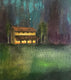 Original art for sale at UGallery.com | Yellow Farm by Mena Malgavkar | $525 | acrylic painting | 11' h x 9.5' w | thumbnail 1