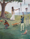 Original art for sale at UGallery.com | Feeding by Michael Wedge | $500 | oil painting | 18' h x 14' w | thumbnail 1
