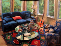 Original art for sale at UGallery.com | Sunday Morning by Jonelle Summerfield | $1,300 | oil painting | 18' h x 24' w | thumbnail 3