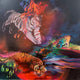 Original art for sale at UGallery.com | Purified by Miranda Gamel | $4,100 | oil painting | 36' h x 36' w | thumbnail 1