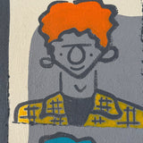 Original art for sale at UGallery.com | No. 10 by Misato Nakajima | $1,225 | acrylic painting | 17' h x 17' w | thumbnail 4