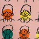 Original art for sale at UGallery.com | No. 11 by Misato Nakajima | $1,350 | acrylic painting | 20' h x 17' w | thumbnail 4