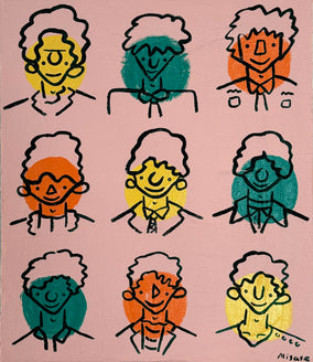 Original art for sale at UGallery.com | No. 11 by Misato Nakajima | $1,350 | acrylic painting | 20' h x 17' w