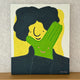 Original art for sale at UGallery.com | No. 2 by Misato Nakajima | $975 | acrylic painting | 17' h x 14' w | thumbnail 3