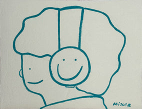 Original art for sale at UGallery.com | No. 5 by Misato Nakajima | $975 | acrylic painting | 14' h x 16' w