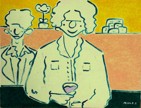 Original art for sale at UGallery.com | No. 6 by Misato Nakajima | $975 | acrylic painting | 14' h x 16' w