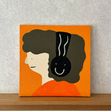 Original art for sale at UGallery.com | No. 8 by Misato Nakajima | $1,100 | acrylic painting | 16' h x 16' w | thumbnail 3