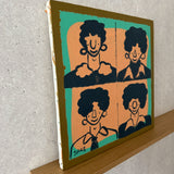 Original art for sale at UGallery.com | No. 9 by Misato Nakajima | $1,225 | acrylic painting | 17' h x 17' w | thumbnail 2