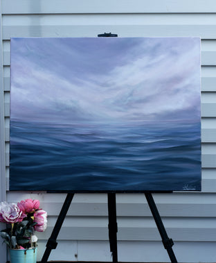 Original art for sale at UGallery.com | Alone in Nowhere by Mitch Davis-Mann | $2,325 | oil painting | 24' h x 30' w | photo 3