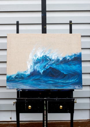Original art for sale at UGallery.com | Impending by Mitch Davis-Mann | $1,700 | oil painting | 18' h x 24' w | photo 3