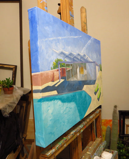 Contrails by Mitchell Freifeld |   Closeup View of Artwork 