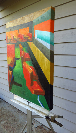 Original art for sale at UGallery.com | Sharie's by Mitchell Freifeld | $800 | oil painting | 30' h x 25' w | photo 2