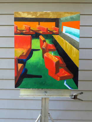 Original art for sale at UGallery.com | Sharie's by Mitchell Freifeld | $800 | oil painting | 30' h x 25' w | photo 3