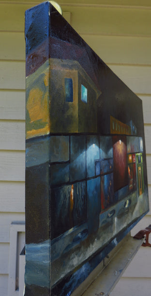 Modern Restaurant by Mitchell Freifeld |  Side View of Artwork 
