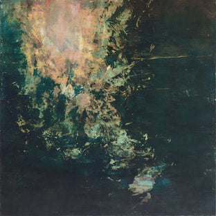 Original art for sale at UGallery.com | Moment of Enlightenment by Agata Kijanka | $775 | oil painting | 18' h x 18' w | photo 1