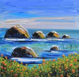 Original art for sale at UGallery.com | California Melody by Lisa Elley | $425 | oil painting | 12' h x 12' w | photo 1