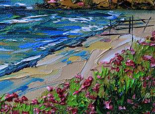 California Cliffs by Lisa Elley |   Closeup View of Artwork 
