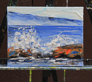 Waves of Monterey by Lisa Elley |  Context View of Artwork 