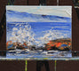 Original art for sale at UGallery.com | Waves of Monterey by Lisa Elley | $275 | oil painting | 8' h x 10' w | thumbnail 3