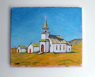 Old Lutheran Church, Melville, Montana by Doug Cosbie |  Context View of Artwork 